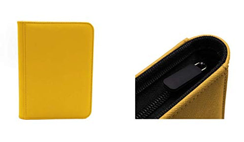 Binder: Dex Zipper 4-Pocket Yellow