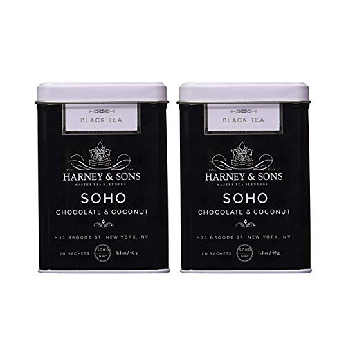 4 Ounce Loose Tea Tins - Flavored Black Tea, Soho