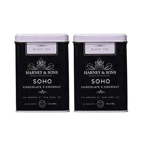 4 Ounce Loose Tea Tins - Flavored Black Tea, Soho