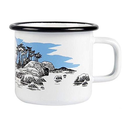 Moomin Island Enamel mug 3,7dl