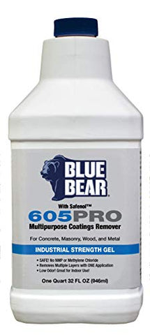 Blue Bear 605pro: Multipurpose Coatings Remover Pro With Safenol Quart