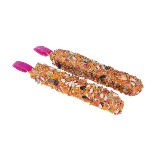 A&E CAGE COMPANY, LLC SMAKERS TREAT STICK COCKATIEL FRUIT 2 PK