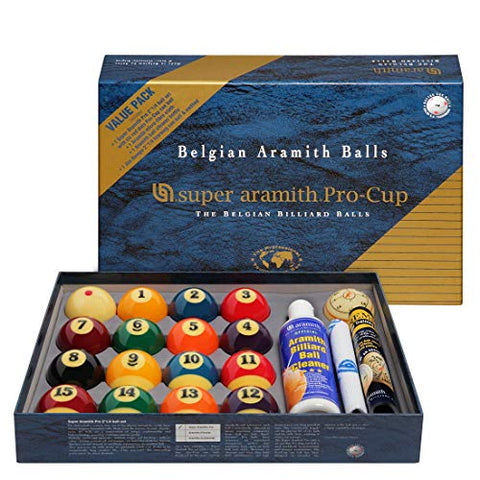 Value Pack (Pool Super Aramith Pro Set 2 1/4'' +JR +MFC+ABC)