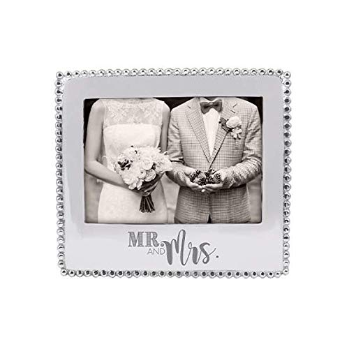 Mr. & Mrs. Beaded 5" x 7" Frame