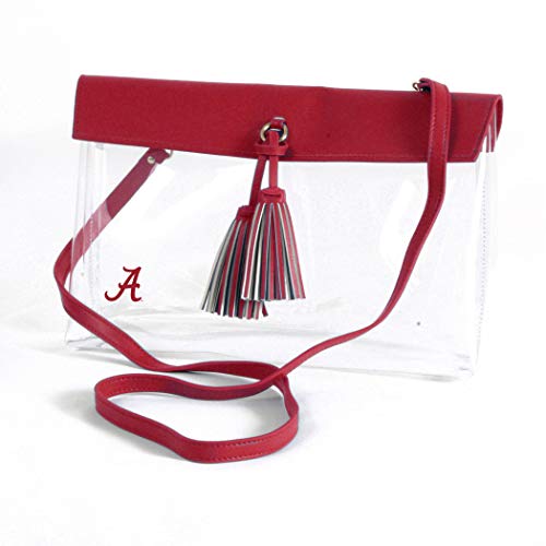 Alabama Crimson Tide Rara Purse, Size 12" w x 7.5"h x 3" d, Strap Length 40"