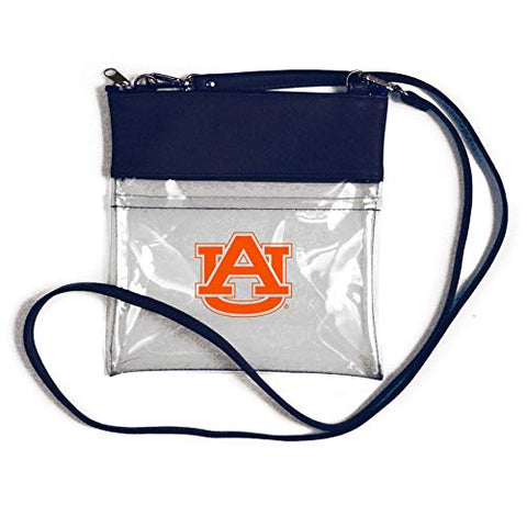 Auburn Tigers Clear Gameday Crossbody, Size 7..5"w x 8"h, Straps: 56” long