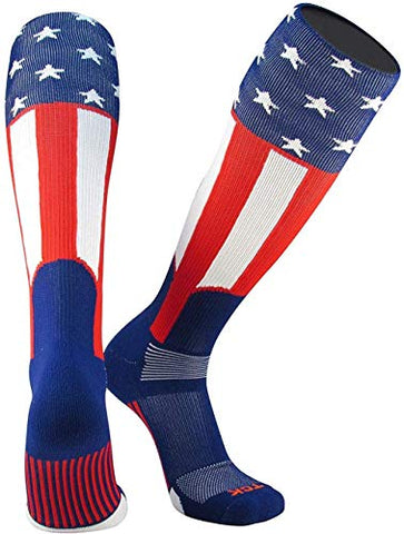 Uncle Sam OTC, Dark Royal-Scarlet-White, Small
