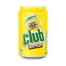 Club Lemon Soda Can 11.1fl oz (330ml)