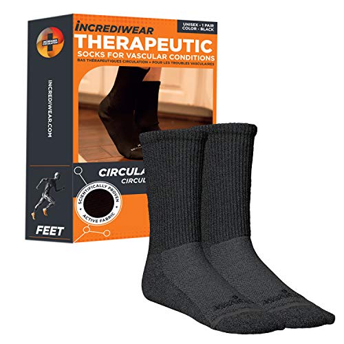 Circulation Socks, Crew - Black, Xl