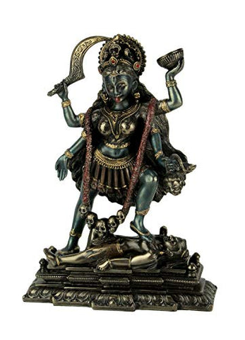 Kali Stepping On Shiva's Chest, Cold Cast Bronze, L5 1/2, W2 1/4, H7 3/4