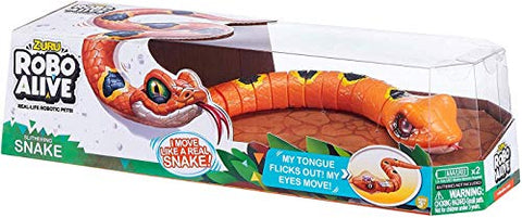 ROBO ALIVE Slithering Robotic Snake Orange Series 2