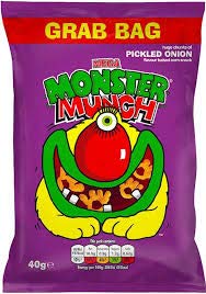 Walkers Monster Munch Pickled Onion 1.4oz (40g)
