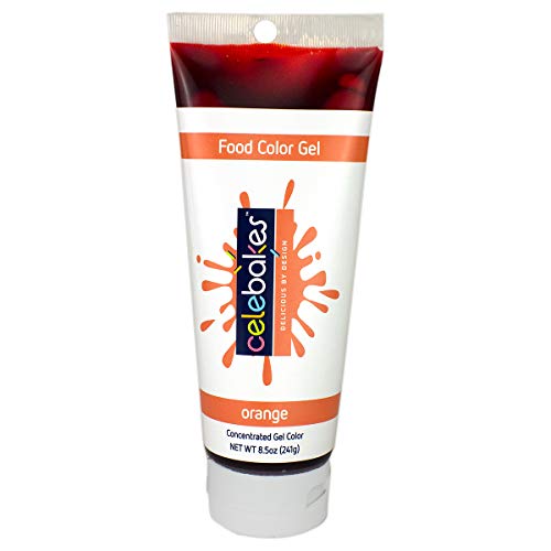 Celebakes Orange Gel Color, 8.5 oz