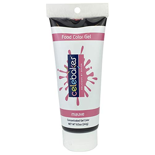Celebakes Mauve Gel Color, 8.5 oz