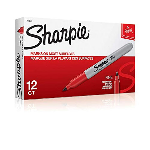 Sharpie FIine Marker Red 30002