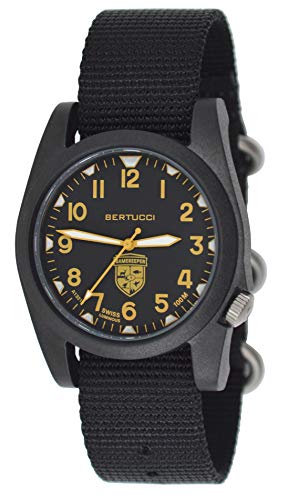 Gamekeeper, Black w/ Khaki Dial / Black Case- #95 Black Nylon Band
