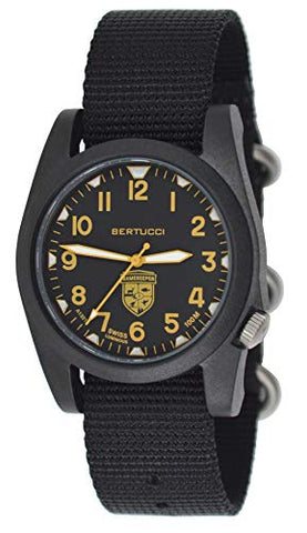Gamekeeper, Black w/ Khaki Dial / Black Case- #95 Black Nylon Band