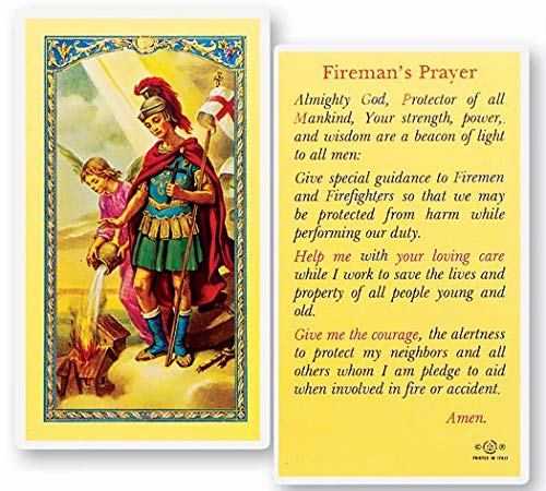 Laminated Holy Card - St. Florian (Card)