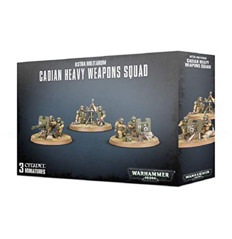 Citadel Astra Militarum Cadian Heavy Weapon Squad Warhammer 40,000