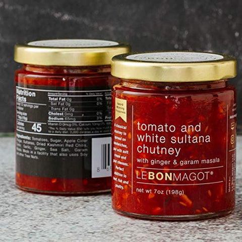 Le Bon Magot Tomato and White Sultana Chutney 7 oz