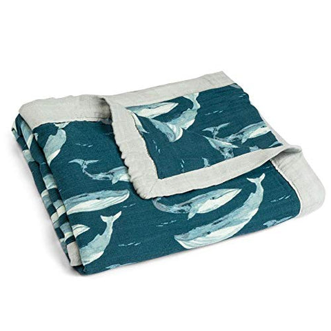 Blue Whale Big Lovey Blanket