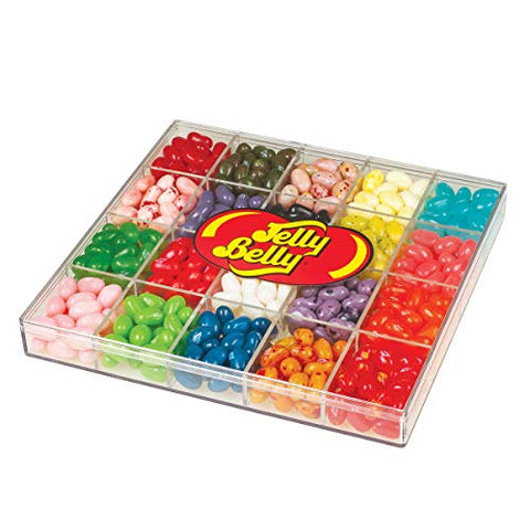 1 lb 20-Flavor Jelly Belly Clear Gift Box