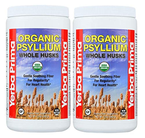 Yerba Prima - 12 oz Psyllium Whole Husks Organic