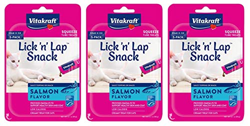 Vita Lick N Lap Salmon 2.1Oz 5Pk