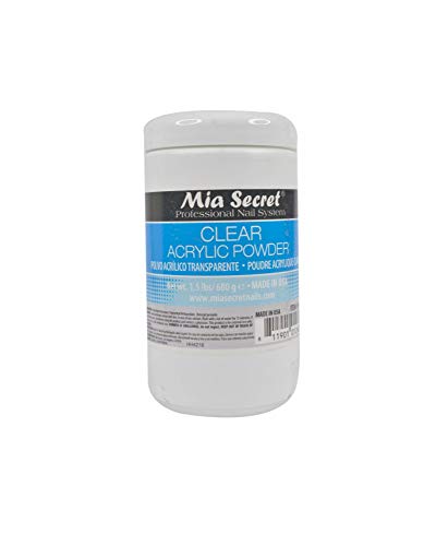 Clear Acrylic Powder 1.5 lbs