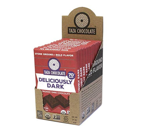 Taza Organic Deliciously Dark Bar 70% (2.5oz)