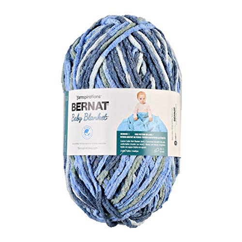 Bernat Baby Blanket BB, 10.50 oz (Lovely Blue)