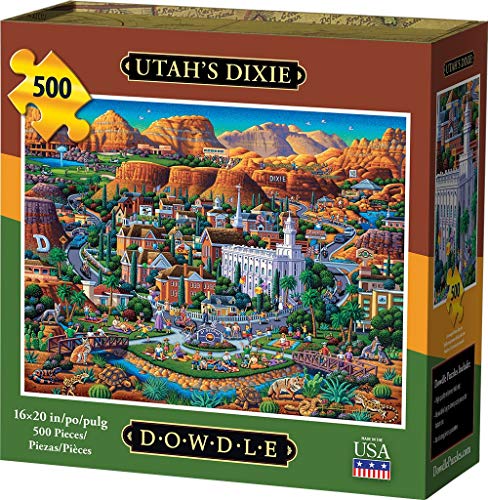 Utah's Dixie 500 Piece Dowdle Puzzle