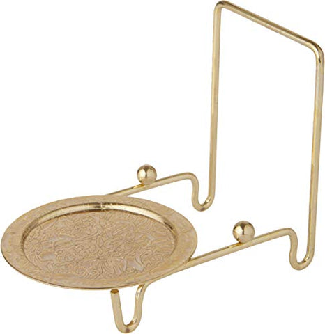 Brass Platform C And S Stand (Partial Pack), 3" H x 2.75" W x 4" D