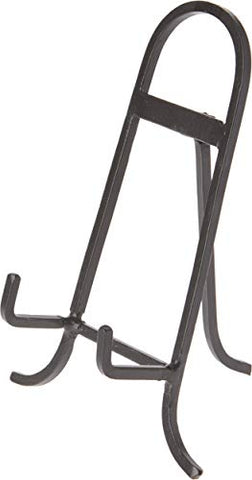 Black Wr Iron Easel - Med (Partial Pack), 9.25" H x 6.25" W x 5" D