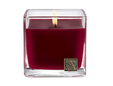 The Smell of Christmas Cube Glass Candle - 12 oz