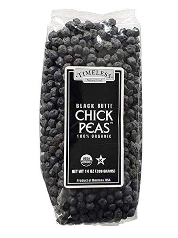 Timeless Natural Foods Black Butte Chick Peas 14 oz