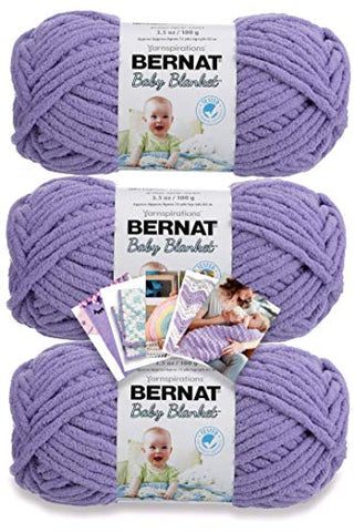 Bernat Baby Blanket, 3.5 oz (Lilac)