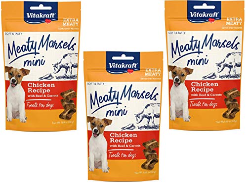 Vita Meaty Morsels Mini Chicken with Beef & Carrots 1.69Oz