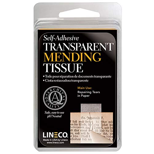 Transparent Mending Tape, Self Adhesive, .5" X 12'