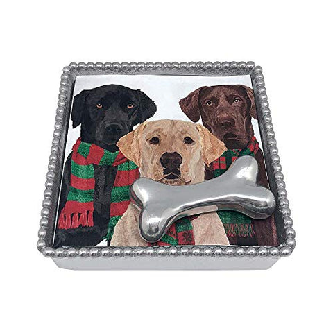 Dog Bone Labs Beaded Napkin Box