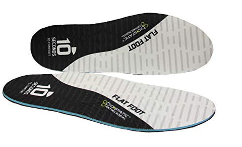 Flat Foot Insoles, M11/W12.5, 1 Pair
