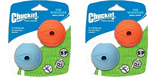 Canine Hardware Chuckit! The Whistler Balls Small, 2pk