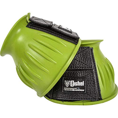 Rubber Bell Boots, Lime Green, Large