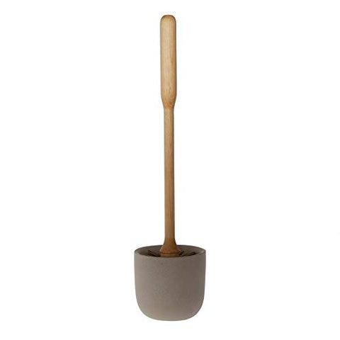 Toilet brush (M), Oiltreated birch, Polypropen, Natural concrete, Machine made