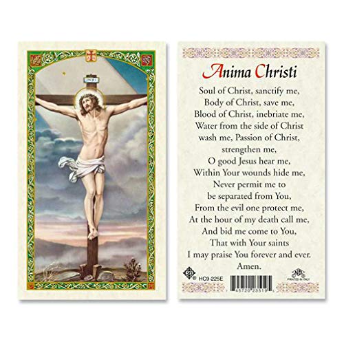 Laminated Holy Card - Anima Christi Prayer (Card)