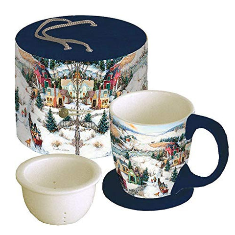 Sleigh Ride Tea Cup Set