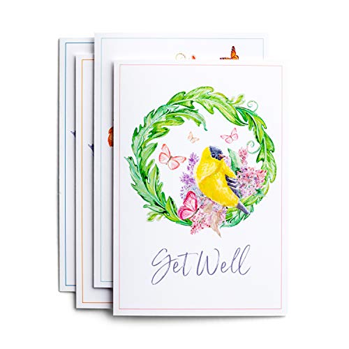 Get Well - For Peace And Recovery - 12 Boxed Cards, KJV