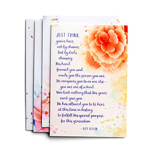 Roy Lessin - Blank - Watercolors - 12 Boxed Cards, KJV