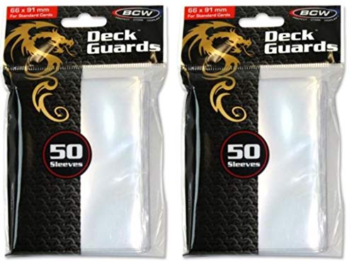 Deck Guards - Clear, 50 Sleeves per Pack