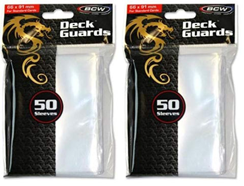 Deck Guards - Clear, 50 Sleeves per Pack